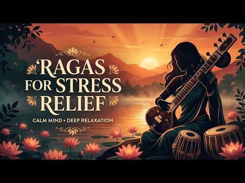 Ragas for Stress Relief & Happiness | Healing Indian Classical Music for a Calm Mind