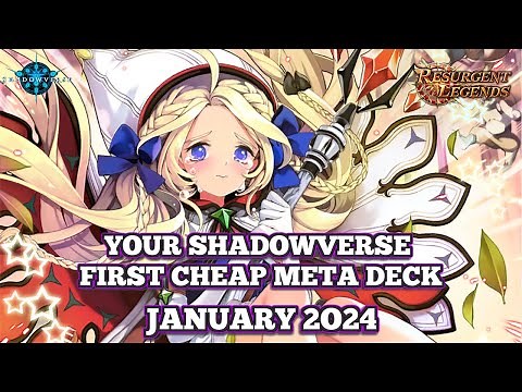 Shadowverse Beginner - How To Make Your Starter Deck RIGHT AWAY - January 2024 - Resurgent Legends