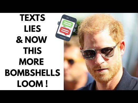 HARRY HIDING EVEN MORE BOMBSHELLS TEXTS? #princeharry #news #meghan