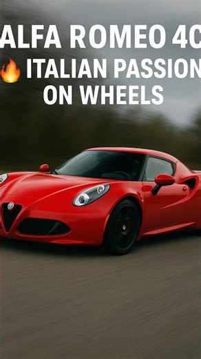 This is what pure Italian speed looks like on the move! #alfaromeo4c #sportscar #cartalk #cartok
