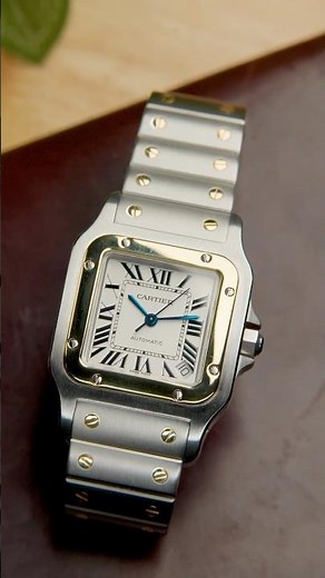 Cartier Santos Galbee XL Steel Yellow Gold Mens Watch W20099C4 l SwissWatchExpo