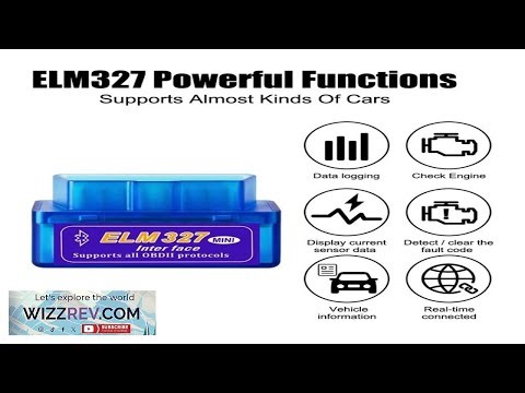 OBD2 Scanner Mini ELM327 V2.1 Bluetooth Code Reader Car Diagnostic Tools Check