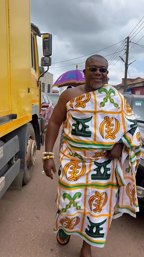 Nana Amaniampong Efiakumta and Guantoahe Nana Ɔdiabour Kuma arriving at the thanksgiving servicene | OFIE TV