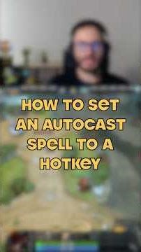 How to set an autocast spell to a hotkey