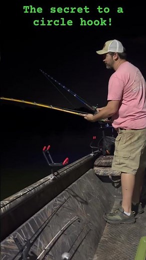 The secret to the circle hook! Pro tip