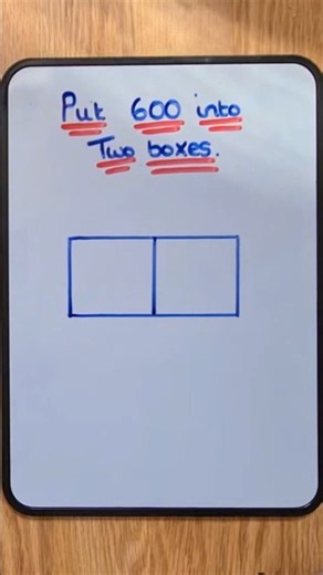 Can You Put 600 Into Just 2 Boxes? 🤔