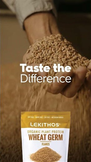 Organic Wheat Germ Flakes - Plant Protein #longevity