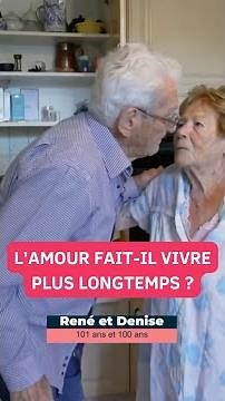 84 ans de mariage : René et Denise dévoilent le secret d’une vie longue et heureuse #longévité