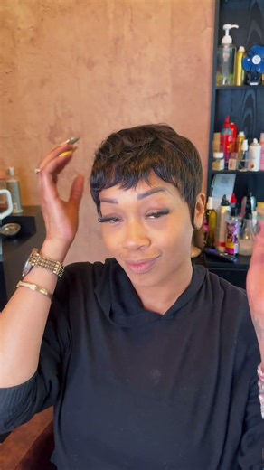 27 piece quick weave with a 2x6 lace closure #pixiecut #quickweave #raleighhairstylist #27piece