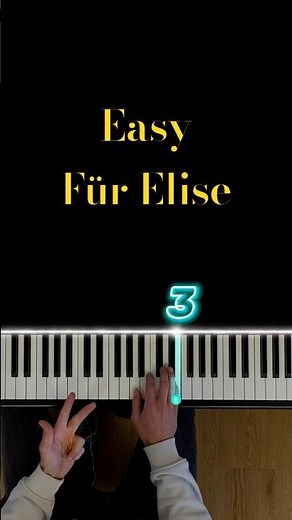 Easy Für Elise | First Steps on Piano #piano #pianotutorial #beethoven