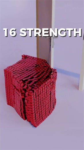 3D Door Simulation - Ultra Satisfying Door Test #3danimation #destruction #blender #asmr