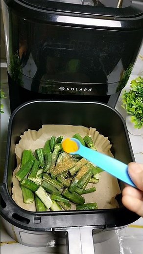 Air Fryer Okra Fry! #avitiyaskitchen #airfryer