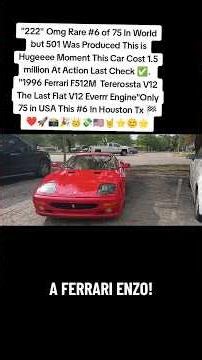 "1996 Ferrari F512m Terrorossa 🏁✅😍🚀❤️♥️##foryou#shortvideo #subscribe #support #trending #motivation