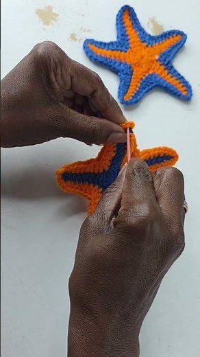 EASY Crochet Starfish Coaster Pattern