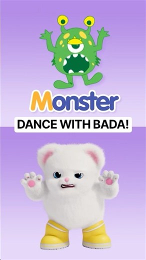 WEEKEND DANCE! DANCE LIKE BADA - LETTER M! 🎶✨ #abcs #toddlerlearning