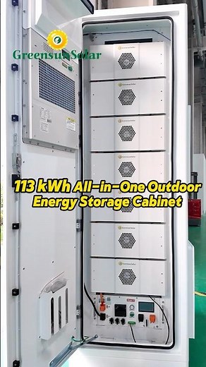 ⚡️113 kWh All-in-One Outdoor Energy Storage Cabinet🔋