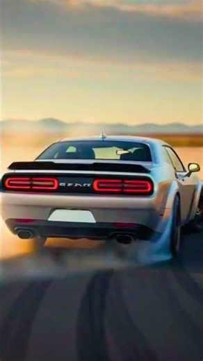 Dodge Challenger Epic Drift at Sunset #drift