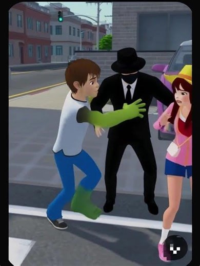 yuta transferred into HULK #sakuraschoolsimulator #mobilpolisi #sakura #yuta #yutadanmio