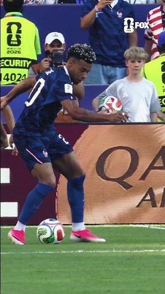 A look at the challenge that resulted in a French penalty and Mbappé scoring