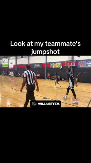 Teammate’s Amazing Jump Shot in Basketball