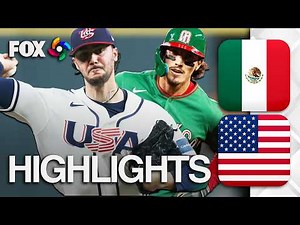 United States vs. Mexico Highlights ⚾️ World Baseball Classic on FOX