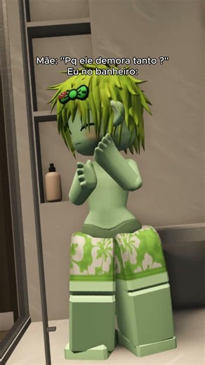 EU BEM ASSIM NO BANHEIRO. #roblox #robloxfyp #robloxshorts #humor #freude