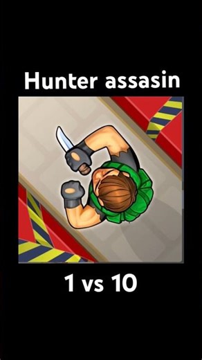 Hunter assasin 💀 1 vs 10 #hunterassassingames