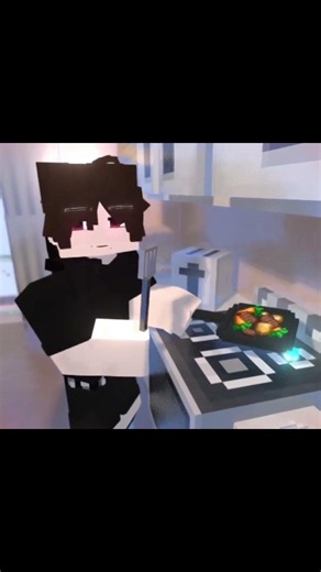 how it feels to cook a yummy meal as a boy. mine imator animation #meme #minecraft #meme #animation