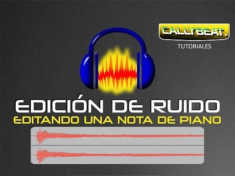 Editando NOTA de piano en Audacity