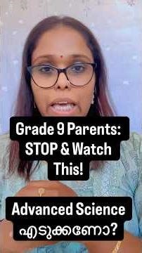 Grade 9 Advanced Science: Should Your Child Opt for It? 🤔