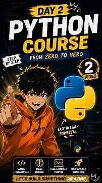 Python Kya Hai? Learn Python From Zero | Day 1 #coding #programming #python