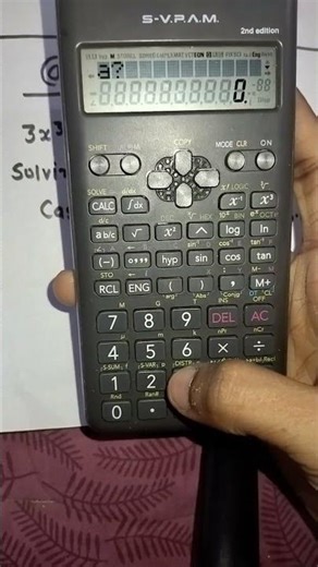 SOLVE CUBIC EQUATIONS USING CASIO CALCULATOR fx-100ms