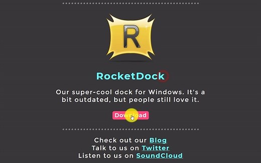 桌面整理软件RocketDock分享与安装设置教程