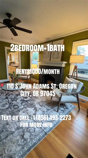 Text or call 1 (856) 493-2273 for more info and how to apply for private tour * pets are allowed and all the utilities are included in the rent ☑️Modern interior ☑️Quiet but close to everything ☑️Move-in ready 📍 110 S John Adams St, Oregon City, OR 97045 This home teatures a functional layout with plenty of natural light, comfortable living oT spaces, and room to relax or entertain. Ideal for families, working professionals, or anyone looking for a peaceful neighborhood with easy access to shop