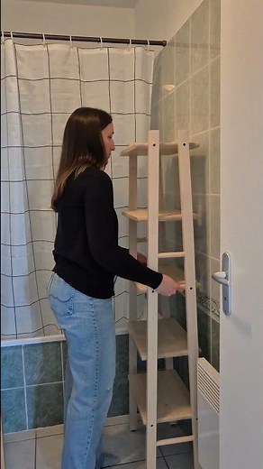 Nouveau meuble rangement salle de bain ✨️ #apartment #rangement #roomtour