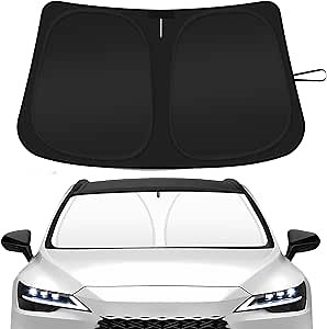 Econour Windshield Sun Shade for 2023-2025 Lexus RX 350 450h Accessories Sunshade Window Sun Visor Protector Foldable Blocks UV Rays Keep Your Car Cooler