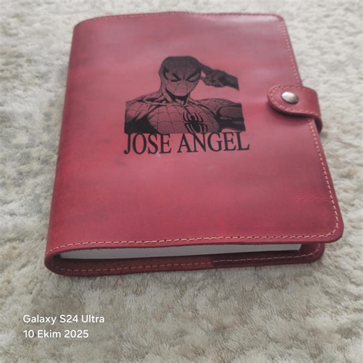 Spiderman Personalized Leather Journal Notebook, Refillable A5 Travel Diary, Custom Engraved Vintage Leather Notebook Gift for Him & Her - Etsy UK