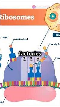 Ribosomes: The Cell's Protein Factory! #biology #academiclife #cellreference #cellbiology #science