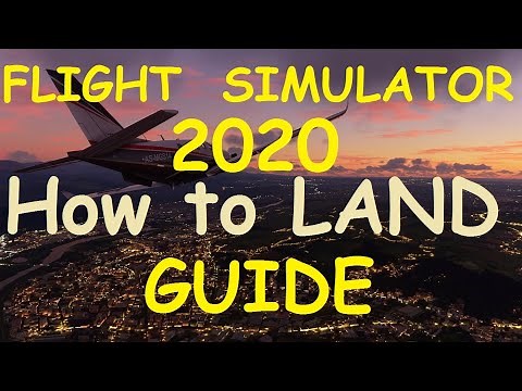 Flight Simulator 2020 How to LAND BEGINNER GUIDE, landing tutorial, how to play, Xbox Series S X