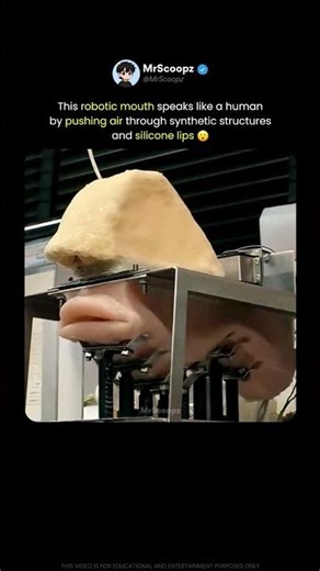 This Robot Produces Speech the Human Way 😮