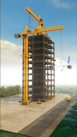 Plane vs Abandoned Building