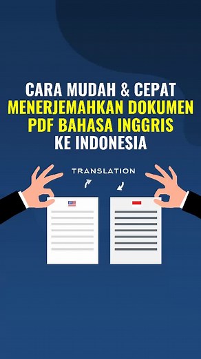 Cara Menerjemahkan Dokumen PDF dari Inggris ke Indonesia