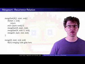 Recurrence Relations and Recursion