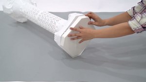 2Pcs White Hollow out Roman Column Pillars Decorative Columns Tall Pillars Decoration Party Flower Pot Columns Decor, 10.63*34.65in