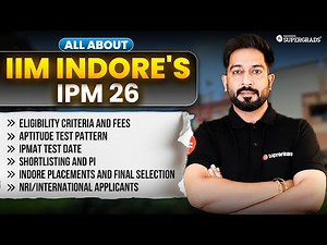All About IIM Indore IPM 2026 🔥 | Eligibility, Fees, Exam Pattern, Placements & Selection Process