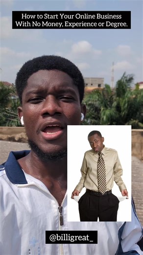 Beginner-friendly way to start your online business with no money No Money/Experience/Degree? No Problem 🇬🇭🔥 In this video I breakdown step by step how to get started with your first online business from nothing. Want to build like the winner? 👉 DM me