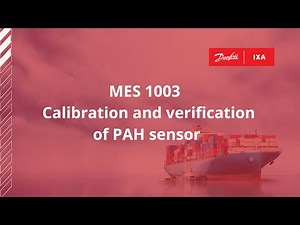 MES 1003 - Calibration and verification of PAH sensor