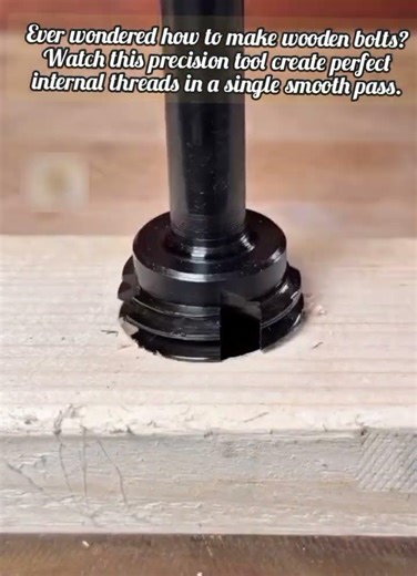 How To Easily Carve Perfect Threads In Wood