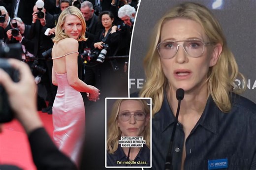 Cate Blanchett, worth $95 million, slammed for saying she’s ‘middle class’: ‘Compared to who? Jeff Bezos?’