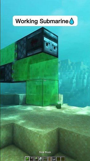 Minecraft: Working Submarine | #shorts